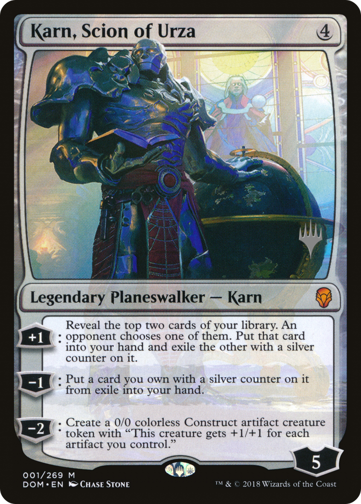 Karn, Scion of Urza (001) (Promo Pack)