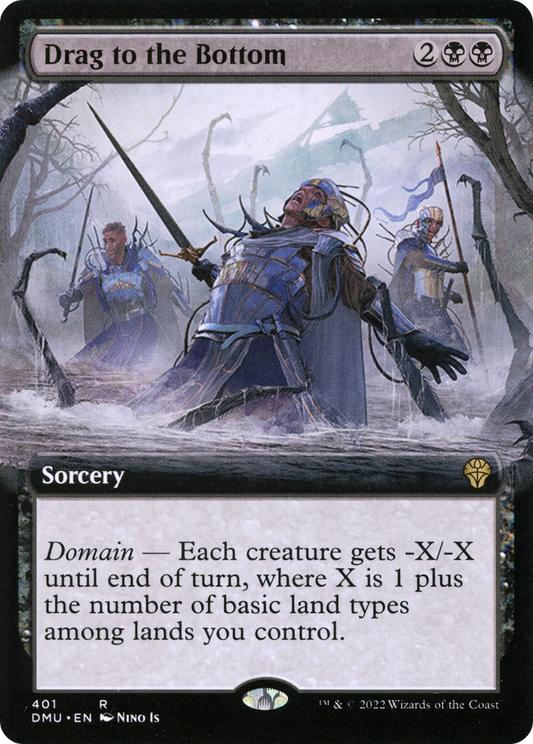 Drag to the Bottom (401) (Extended Art) - Foil