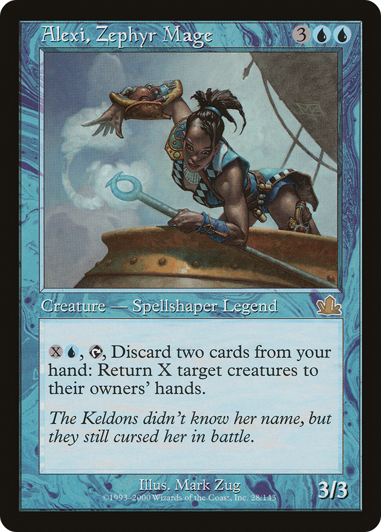 Alexi, Zephyr Mage - Foil