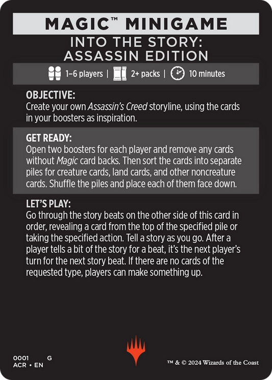 Magic Minigame: Into the Story: Assassin Edition (TACR)