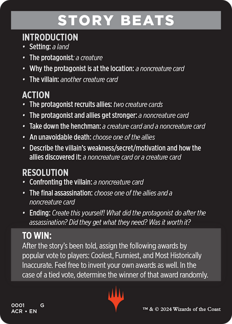 Magic Minigame: Into the Story: Assassin Edition (TACR)