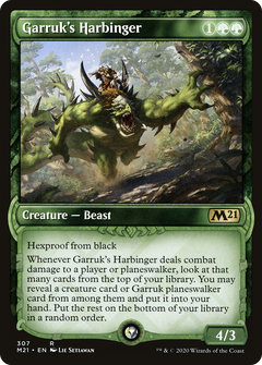 Garruk's Harbinger (307) (Showcase)