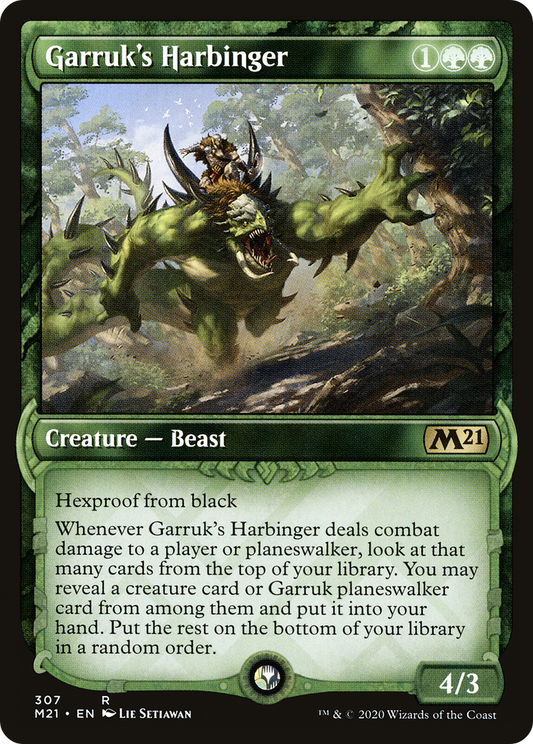 Garruk's Harbinger (307) (Showcase)