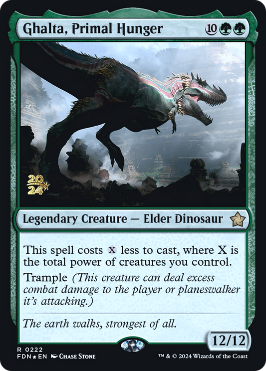 Ghalta, Primal Hunger (0222) (Prerelease) - Foil
