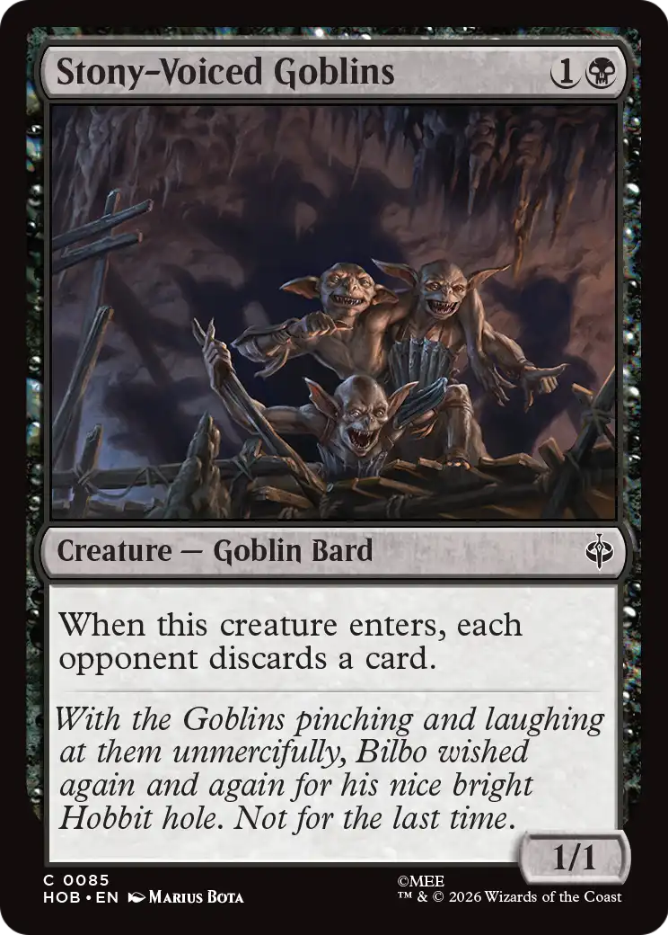 Stony-Voiced Goblins (HOB)