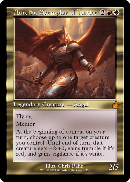 Aurelia, Exemplar of Justice (0356) (Retro Frame)