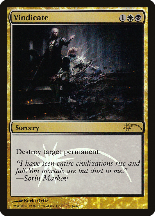 Vindicate (007) (Judge) - Foil