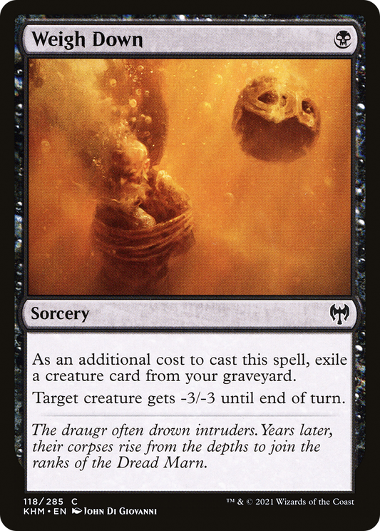 Weigh Down - Foil