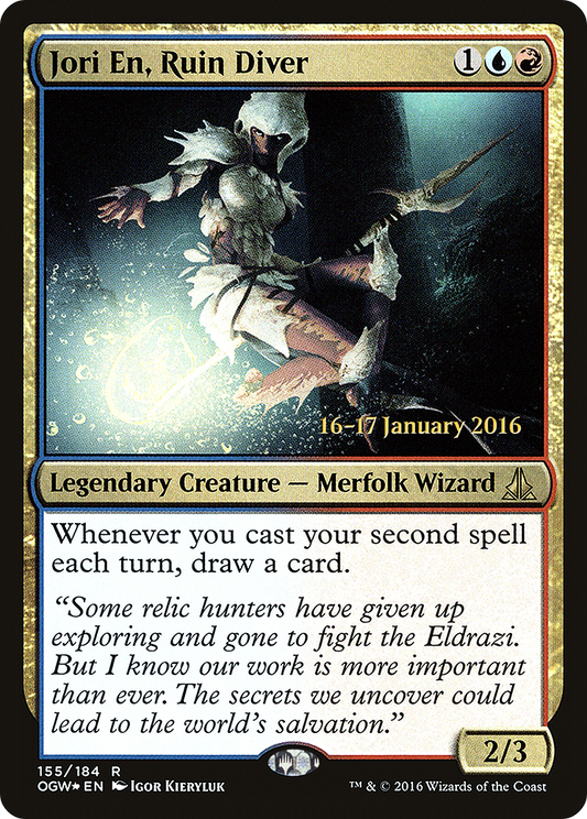 Jori En, Ruin Diver (155) (Prerelease) - Foil