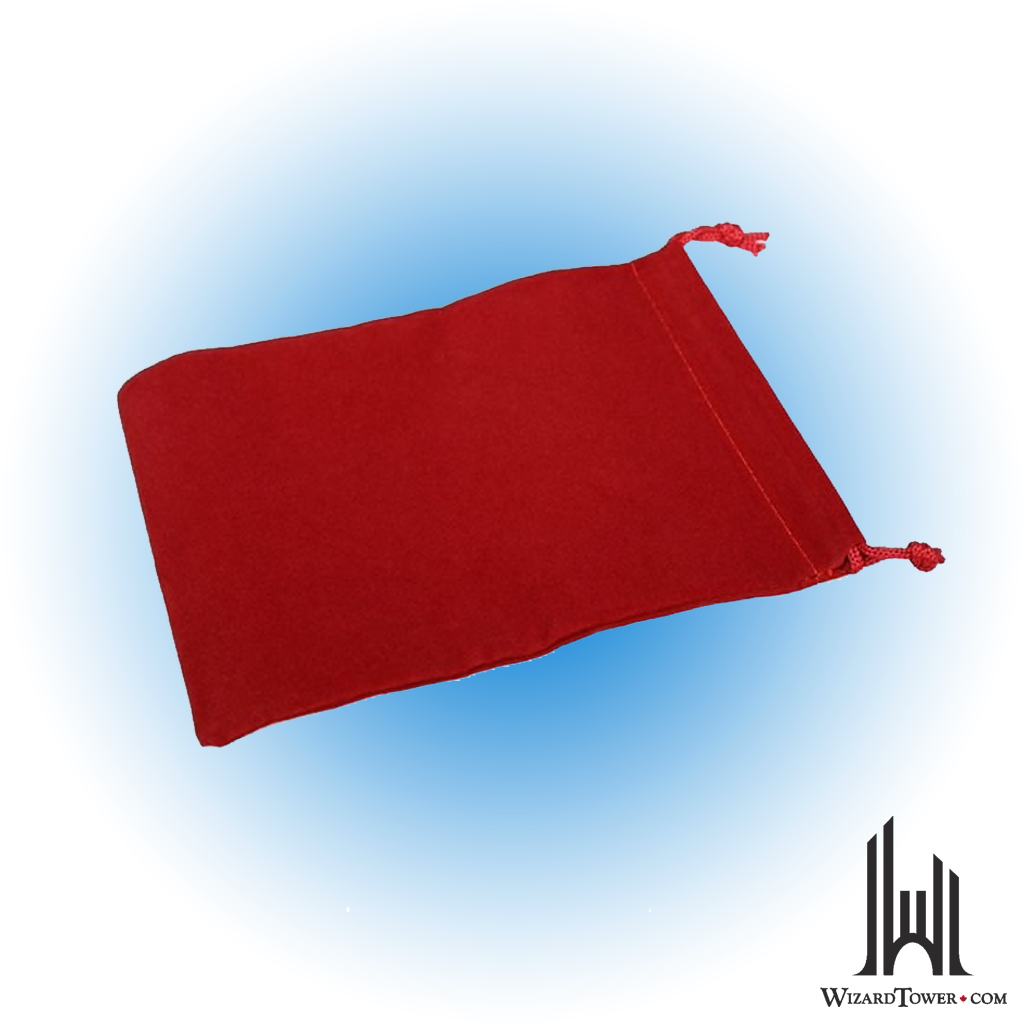 Dice Bag - Cloth Red 6" x 9"