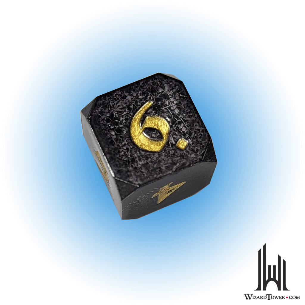 Dice Set - Metal Shadowland / Gold 7ct