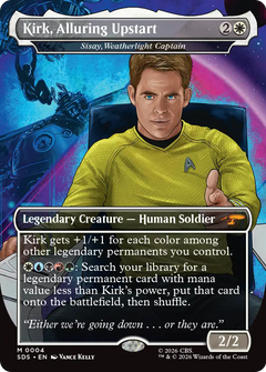 Kirk, Alluring Upstart [Sisay, Weatherlight Captain] (0004) (Borderless) (SDS)