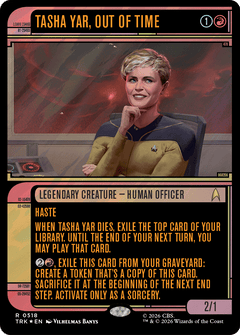 Tasha Yar, Out of Time (0518) (Showcase) (TRK) - Surge Foil