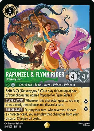 Rapunzel & Flynn Rider, Unlikely Pair