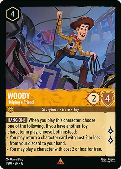 Woody, Helping a Friend