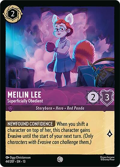 Meilin Lee, Superficially Obedient