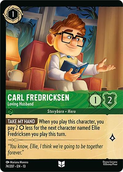 Carl Fredricksen, Loving Husband