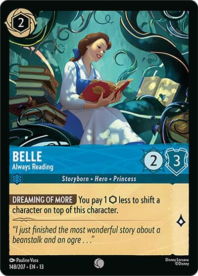 Belle, Always Reading