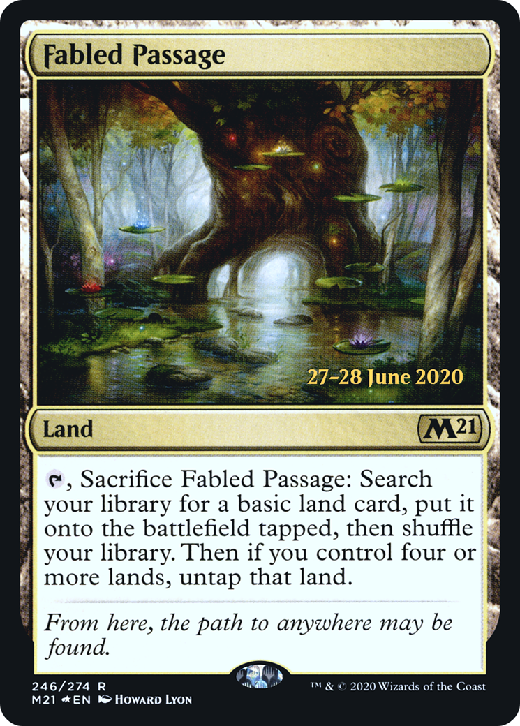 Fabled Passage (246) (Prerelease) - Foil