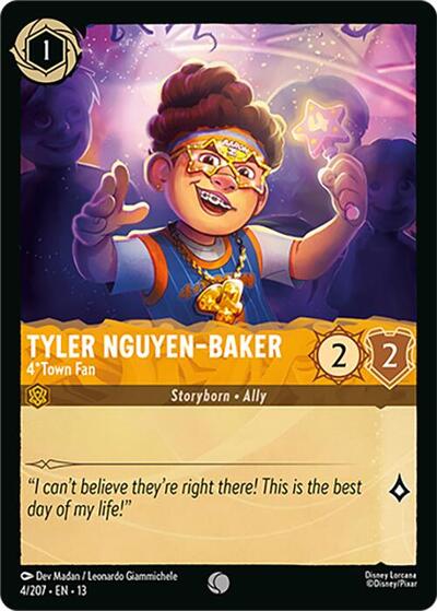 Tyler Nguyen-Baker, 4*Town Fan