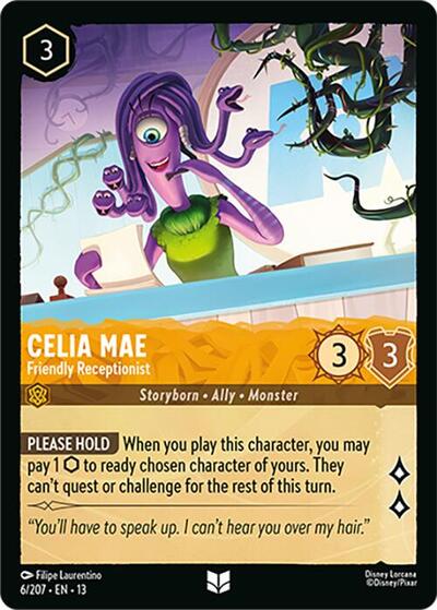 Celia Mae, Friendly Receptionist