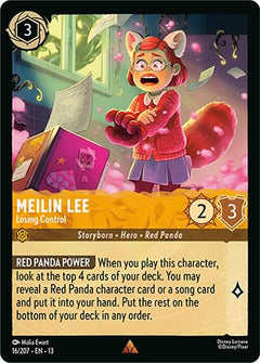 Meilin Lee, Losing Control