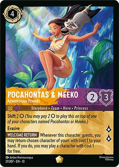 Pocahontas & Meeko, Adventurous Friends