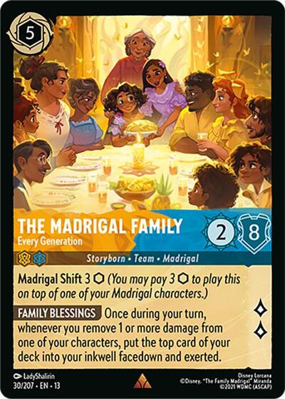 The Madrigal Family, Every Generation