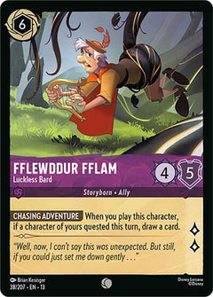 Fflewddur Fflam, Luckless Bard