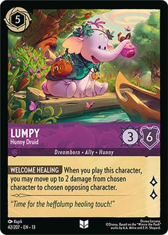 Lumpy, Hunny Druid