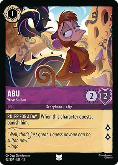Abu, Wise Sultan