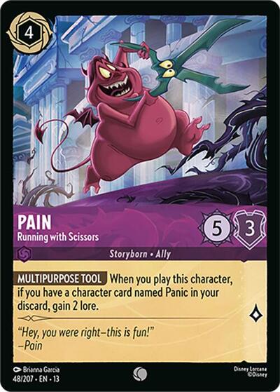 Pain, Running with Scissors