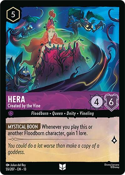 Hera, Created by the Vine