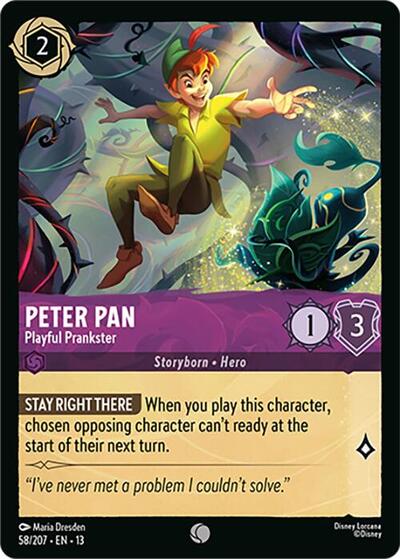 Peter Pan, Playful Prankster