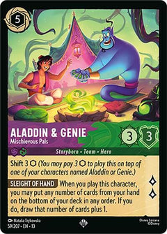 Aladdin & Genie, Mischievous Pals