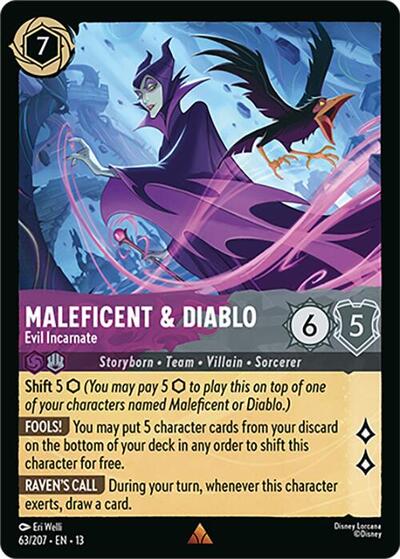 Maleficent & Diablo, Evil Incarnate