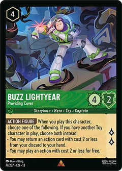 Buzz Lightyear, Providing Cover
