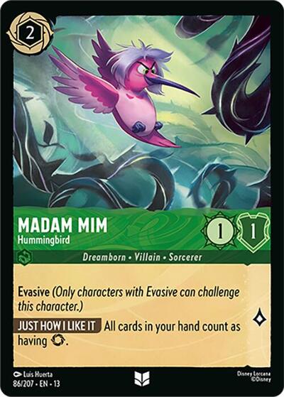 Madam Mim, Hummingbird
