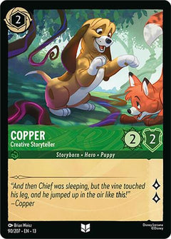 Copper, Creative Storyteller