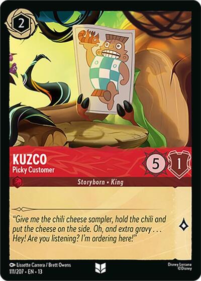 Kuzco, Picky Customer