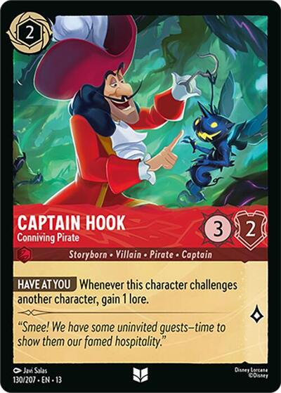 Captain Hook, Conniving Pirate