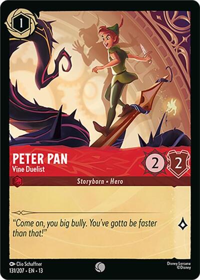 Peter Pan, Vine Duelist