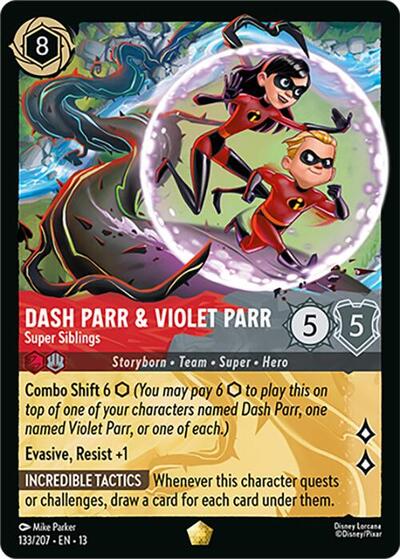 Dash Parr & Violet Parr, Super Siblings
