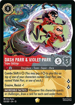 Dash Parr & Violet Parr, Super Siblings