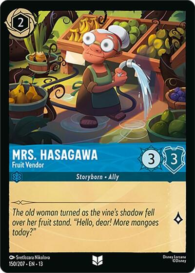 Mrs. Hasagawa, Fruit Vendor