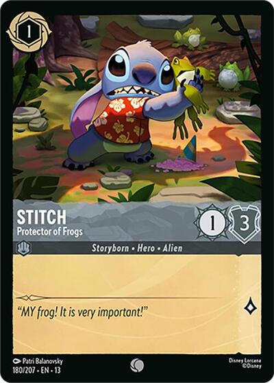 Stitch, Protector of Frogs