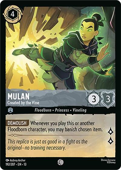 Mulan, Created by the Vine