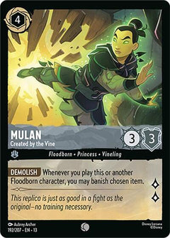 Mulan, Created by the Vine