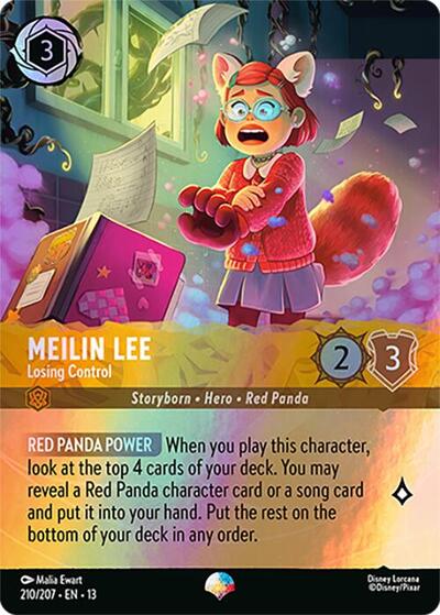 Meilin Lee, Losing Control