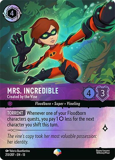 Mrs. Incredible, Created by the Vine